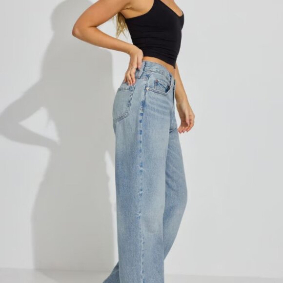 Garage Low Rise Baggy Jeans - Amari Blue NWOT (Size US 3) - Picture 2 of 6